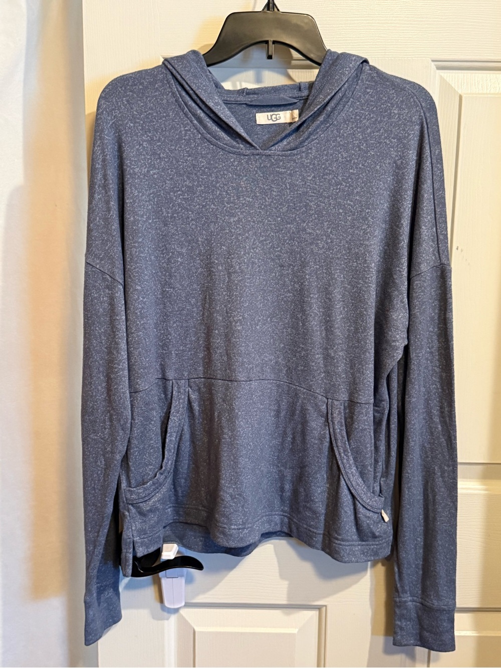 UGG Navy Heather Scoop Neck Pullover with hood